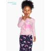 image:imageSimple Joys by Carters babygirls 4piece Pajama SetMint Green PuppyNavyPink UnicornWhite Dogs