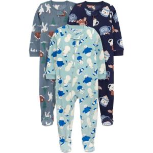 image:imageSimple Joys by Carters babyboys LooseFit Flame Resistant Fleece Footed PajamasSnowman Yeti Mugs