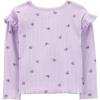 image:imageSimple Joys by Carters Baby Girls 3Pack Graphic LongSleeve TeesPurple Floral