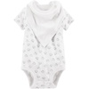 image:imageSimple Joys by Carters Baby 4piece Bodysuit Pant and Bibs SetWhiteLamb