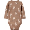 image:imageSimple Joys by Carters Baby 5pack Longsleeve BodysuitBrown Safari