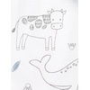 image:imageSimple Joys by Carters Baby 6piece Bodysuits Short and Long Sleeve and Pants SetGrey HeatherWhite Animal PrintAvocadosStripeText Print
