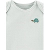image:imageSimple Joys by Carters Baby 6piece Bodysuits Short and Long Sleeve and Pants SetGrey HeatherWhite Animal PrintAvocadosStripeText Print