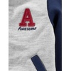 image:imageSimple Joys by Carters Baby Boys 4piece Jacket Pant and Bodysuit SetGreyNavyRed StripeWhite Sports