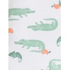 image:imageSimple Joys by Carters Baby Boys 6Pack ShortSleeve BodysuitAlligatorDinosaurStripeTrucks