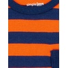 image:imageSimple Joys by Carters Baby Boys 6Pack ShortSleeve BodysuitColor BlockRugby Stripe