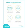 image:imageSimple Joys by Carters Baby Boys 6Pack ShortSleeve BodysuitGreyNavyWhiteMulti Stripe