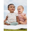image:imageSimple Joys by Carters Baby Girls 2pack Sleeveless RompersPeachWhite Floral