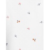 image:imageSimple Joys by Carters Baby Girls 4pack Longsleeve Textured BodysuitsBluePink FloralRustWhite