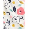 image:imageSimple Joys by Carters Baby Girls 4piece Jacket Pant and Bodysuit SetCoral PinkEcru FloralNavy DotsStripe