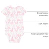 image:imageSimple Joys by Carters Baby Girls 6 Pack Short Sleeve BodysuitMulticolorDinosaurFloralForest AnimalsFruitHearts