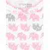 image:imageSimple Joys by Carters Baby Girls 6 Pack Short Sleeve BodysuitPinkYellow