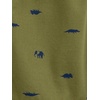 image:imageSimple Joys by Carters Baby Boys 3piece Playwear SetCoral Orange ElephantGreen DinosaurGrey Alligator