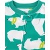image:imageSimple Joys by Carters Baby Boys LooseFit Flame Resistant Fleece Footed PajamasCharcoal SuperheroGreen Polar BearNavy Tiger