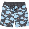 image:imageSimple Joys by Carters Baby Boys Swimsuit Trunk and Rashguard SetBlackSky Blue Whales