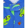 image:imageSimple Joys by Carters Babys 3 pack Snug Fit Footless Cotton PajamasBlack MonsterBlue DinosaurGrey Stripe