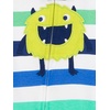 image:imageSimple Joys by Carters Babys 3 pack Snug Fit Footless Cotton PajamasRed FiretruckWhite MonsterSharks