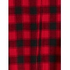image:imageSimple Joys by Carters Unisex Child Holiday Loosefit Flame Resistant Fleece Footed PajamasBearBuffalo Check