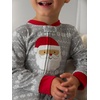 image:imageSimple Joys by Carters Unisex Child Holiday Loosefit Flame Resistant Fleece Footed PajamasLight Grey SantaMint Green Christmas Print