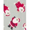 image:imageSimple Joys by Carters Unisex Child Holiday Loosefit Flame Resistant Fleece Footed PajamasSanta  Trees