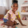 image:imageSimple Joys by Carters Baby Girls 3piece Playwear SetDenimPink DotsWhite Floral