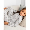 image:imageSimple Joys by Carters Girls 4 piece Playwear SetGrey FloralRaspberry Red