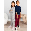 image:imageSimple Joys by Carters Girls 4 piece Playwear SetGrey FloralRaspberry Red