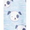 image:imageSimple Joys by Carters Baby Boys 2pack Fleece Footed Sleep and PlayBaby and Toddler SleepersLight Blue DogsWhite Stripe