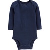 image:imageSimple Joys by Carters Baby Boys LongSleeve Bodysuit Pack of 5BodysuitBlueGrey HeatherNavyOliveWashed Navy