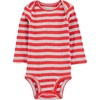 image:imageSimple Joys by Carters Baby Boys LongSleeve Bodysuit Pack of 5BodysuitBlueRedGrey