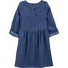image:imageSimple Joys by Carters Girls 2Pack LongSleeve Dress SetBrown CheetahDark Denim