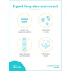 image:imageSimple Joys by Carters Girls 2Pack LongSleeve Dress SetChambrayCheetah