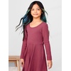 image:imageSimple Joys by Carters Girls 2Pack LongSleeve Dress SetGrey FloralPlum