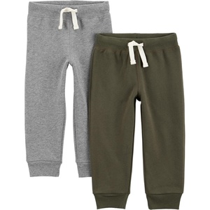 image:imageSimple Joys by Carters Boys 2Pack Pullon Fleece PantsGrey HeatherOlive
