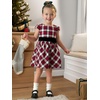 image:imageSimple Joys by Carters Baby Girls 2piece Special Occasion Dress and Cardigan SetBlackRed Plaid