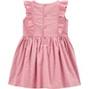 image:imageSimple Joys by Carters Baby Girls 2piece Special Occasion Dress and Cardigan SetPink HeartsWhite