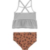 image:imageSimple Joys by Carters Baby Girls 3Piece Assorted Rashguard SetsStripeBrown Cheetah