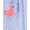 image:imageSimple Joys by Carters Baby Girls 3pack Romper Sunsuit and DressFlamingoFlowersSea Friends