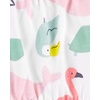 image:imageSimple Joys by Carters Baby Girls 3pack Romper Sunsuit and DressFlamingoFlowersSea Friends