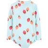 image:imageSimple Joys by Carters Baby Girls Long Sleeve Zipper One Piece SwimsuitBlue Strawberry