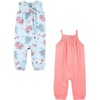 image:imageSimple Joys by Carters Baby Boys 2 Pack JumpsuitsPinkFloral