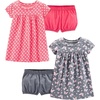 Grey Butterflies/Pink Floral
