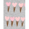 image:imageSimple Joys by Carters BabyGirls 2Pack ShortSleeve Tee ShirtsGrey HeartsPink DinosaurWhite Text Print