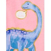 image:imageSimple Joys by Carters BabyGirls 2Pack ShortSleeve Tee ShirtsGrey HeartsPink DinosaurWhite Text Print