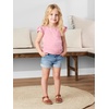 image:imageSimple Joys by Carters BabyGirls 2Pack ShortSleeve Tee ShirtsPink  FloralDots