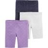 image:imageSimple Joys by Carters Baby Girls Bike ShortsPurpleDenimGrey