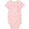 image:imageSimple Joys by Carters Baby Girls 6 Pack Short Sleeve BodysuitPinkMintSafari