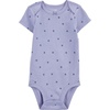 image:imageSimple Joys by Carters Baby Girls 6 Pack Short Sleeve BodysuitVioletPinkButterfly