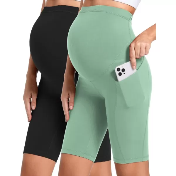 2pack Black+green