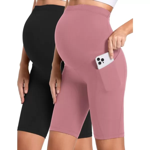 2pack Black+lilac Pink